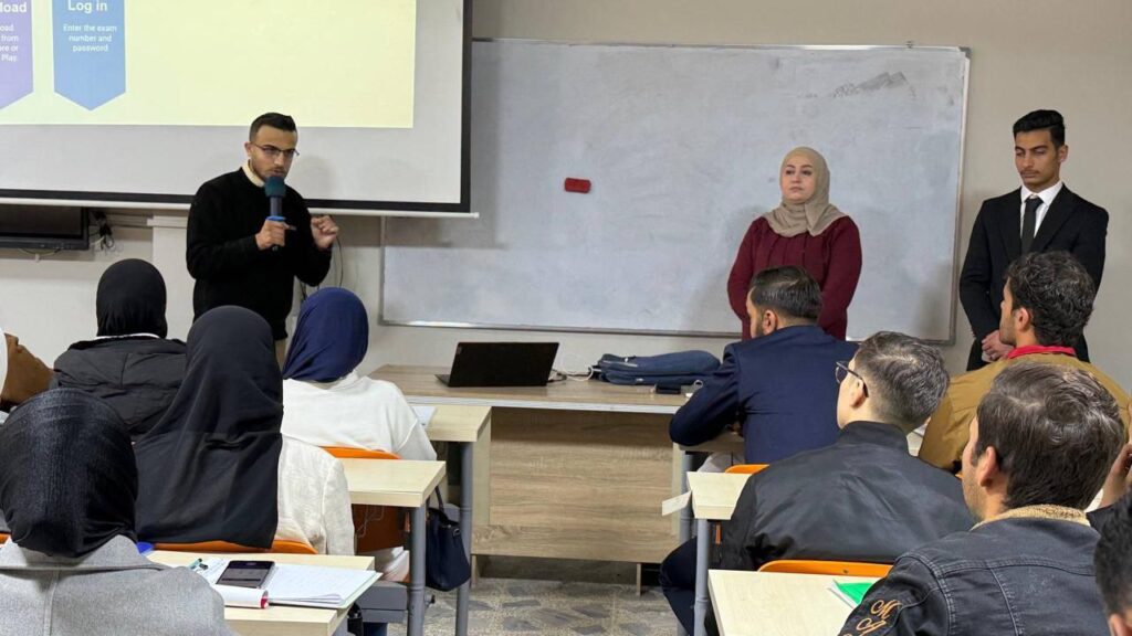 شعبة تكنولوجيا المعلومات تقيم دورة تدريبية لطلبة المعهد حول الأنظمة الوزارية